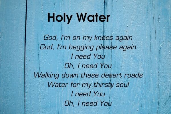 Holy Water – We The Kingdom Lyrics