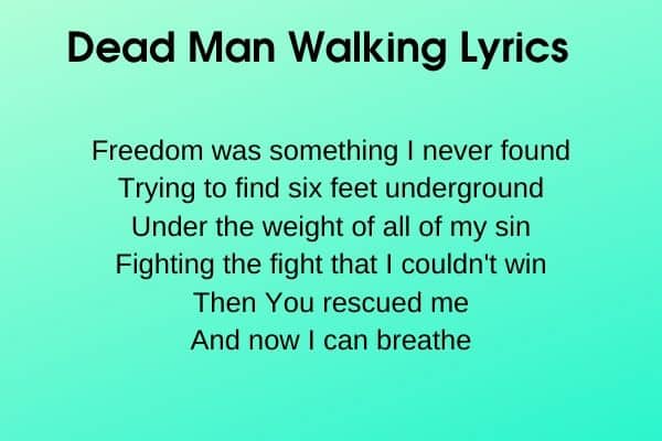 Dead Man Walking Lyrics