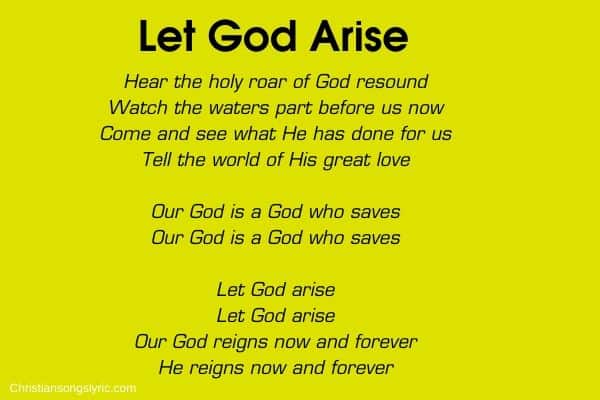 Let God Arise Lyrics