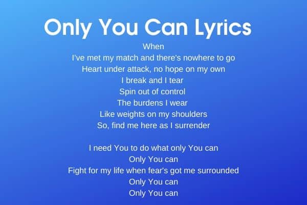Only You Can Lyrics