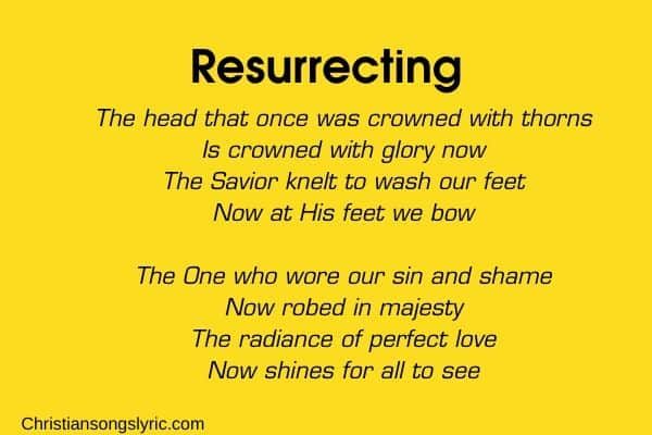Resurrecting Lyrics Elevation Worship
