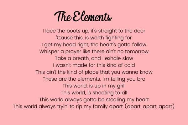 The Elements Lyrics TobyMac