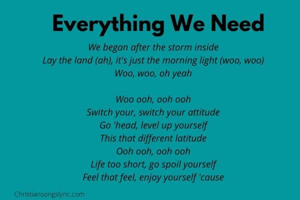 Kanye West Everything We Need Lyrics