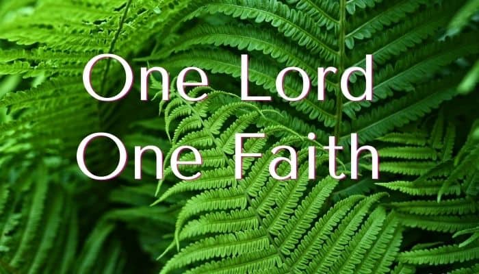 One Lord One Faith Kelontae Gavin Lyrics